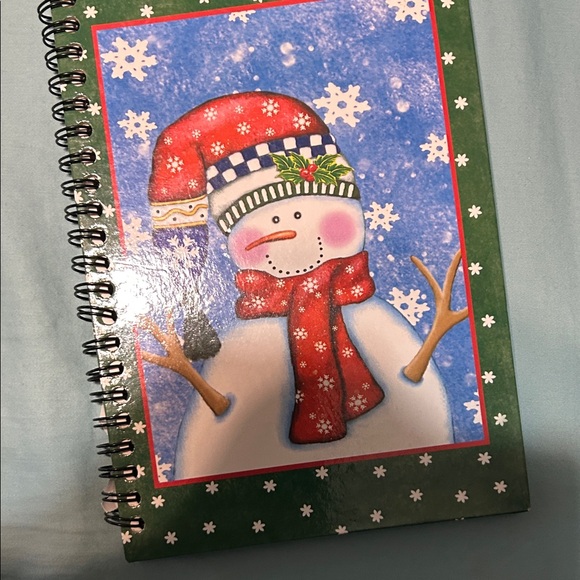 Source Unknown Floral and Snowman Spiral Notebooks - Picture 6 of 9